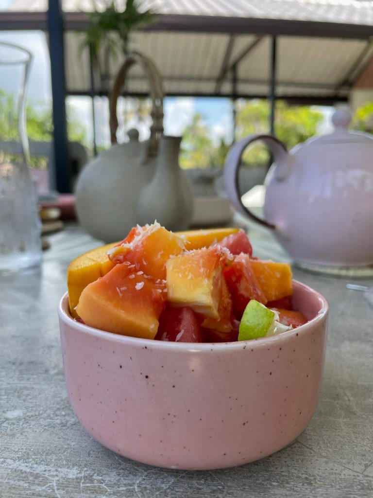 healthy fruits breakfast nets cowork coliving sri lanka